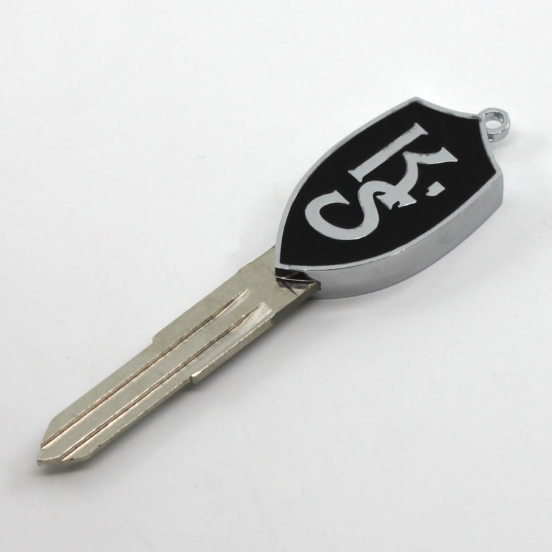 Rotary13B1 Silvia K's Key Blank in Black Enamel for Ignition