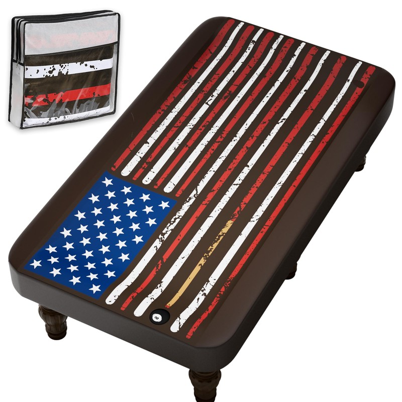 iEsstros 6.5ft Pool Table Cover 6.5 Feet Billiard Table Covers