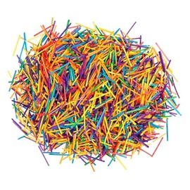 1000 Wooden Matchsticks Coloured Splints Adult & Children Art Crafts Hobby Modelling Model Making