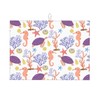 Purple Beach Sea Turtle Dish Drying Mat 18x24 For Kitchen