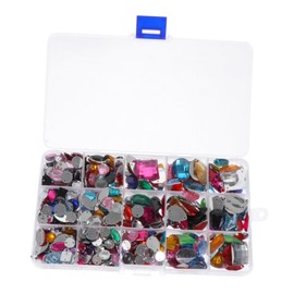 WOONEKY Unique Style Acrylic Flatback Rhinestones Lightweight Durable Perfect for DIY Lovers