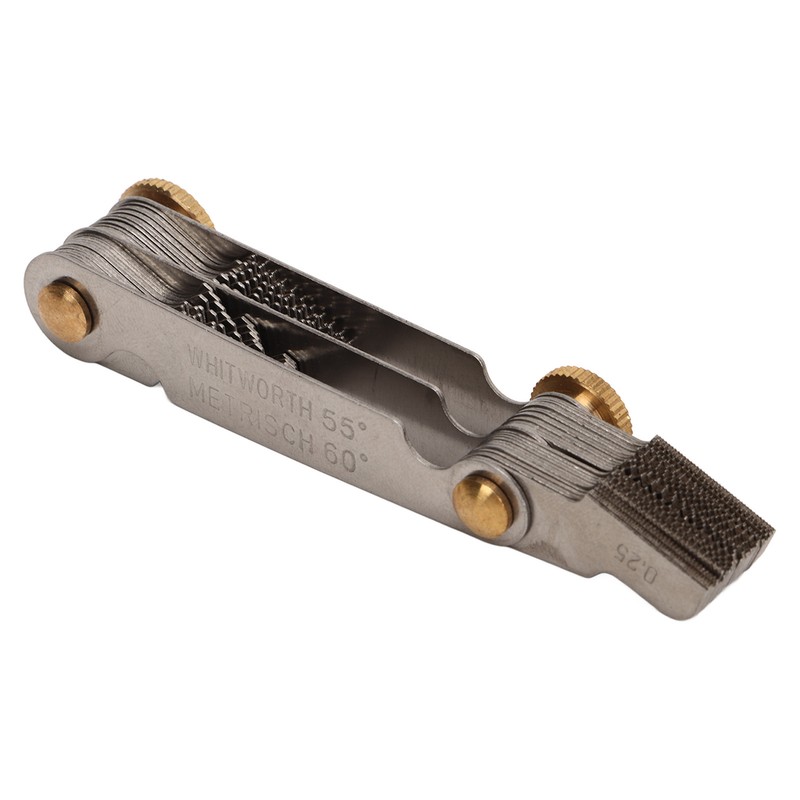 Thread Gauge 55° 60° 52 Blades Metric Imperial Stainless Steel