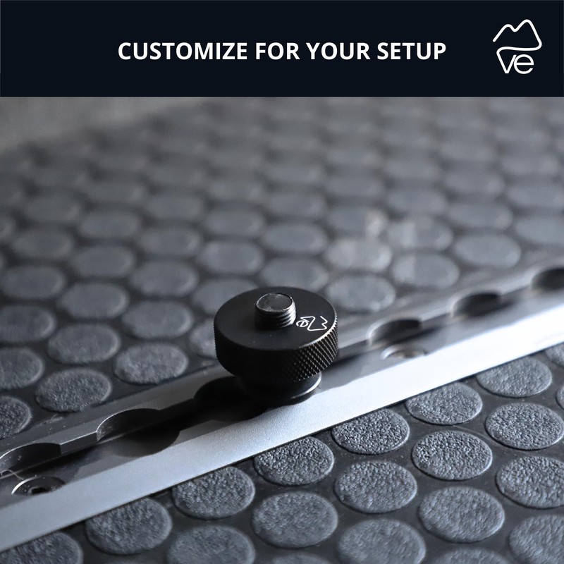 VanEssential Venture L-Track Fastening Knob Single Stud Bolt M8 x