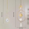 Pack of 2 sun catchers, crystal suncatcher, refracting colourful light,