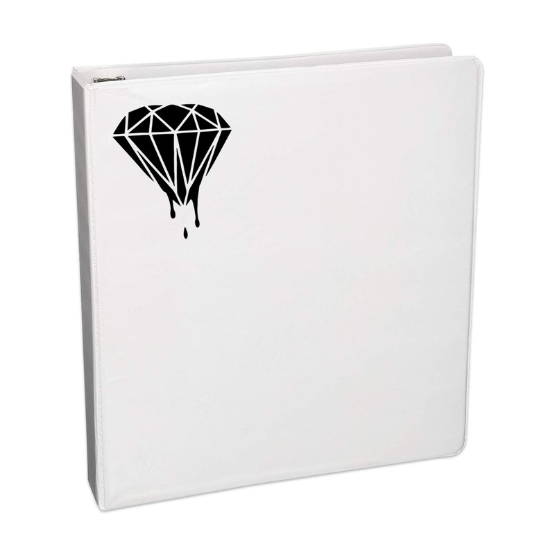Bargain Max Decals Dripping Diamond Silhouette Decal Notebook Car Laptop
