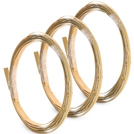 iplusmile 3 rolls bamboo material woven basket basket making material rattan cane decorative basket basket weaving cane multifunctional DIY rattan leather chair cane wooden craft stick