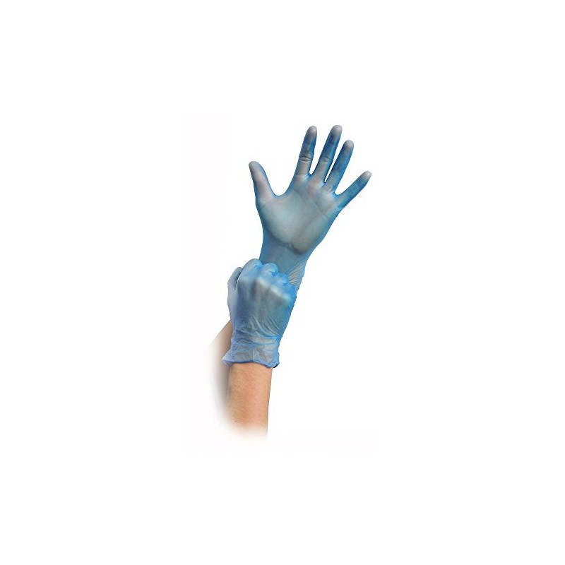 MaiMed Vinyl Examination Gloves, Powder-Free, Pack of 100, Disposable Gloves
