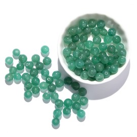 8 mm, 100 pieces, green aventurine natural stone beads, gemstone, round spacer, loose beads for jewellery making, DIY bracelet, semi-precious beads