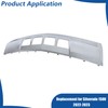 WFLNHB Chrome Front Bumper Lower Valance Skid Plate Replacement for