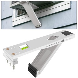 Window Air Conditioner Support Bracket,Relieves Weight Stress On The Window Frame A/C Safe Support Bracket Installs from Inside The House Built-in Bubble Level Window AC Mount Bracket up to 165lbs…
