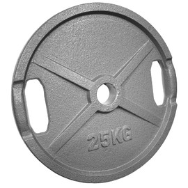 POWER EXTREME Cast Iron Weight Plates with 2 Grip Holes, 51 mm, from 5 kg (0.5 - 40 kg)