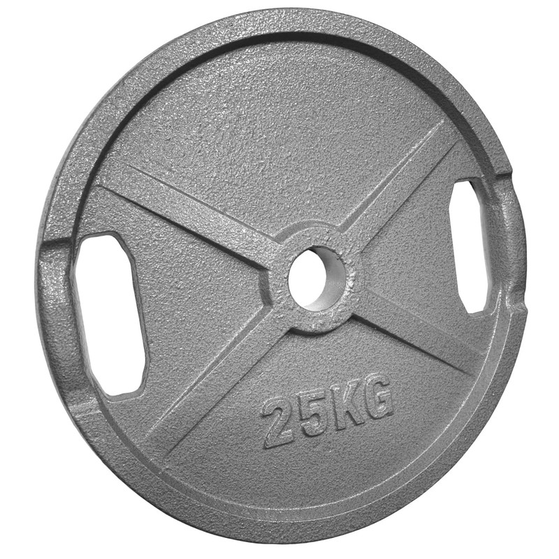 POWER EXTREME Cast Iron Weight Plates with 2 Grip Holes,