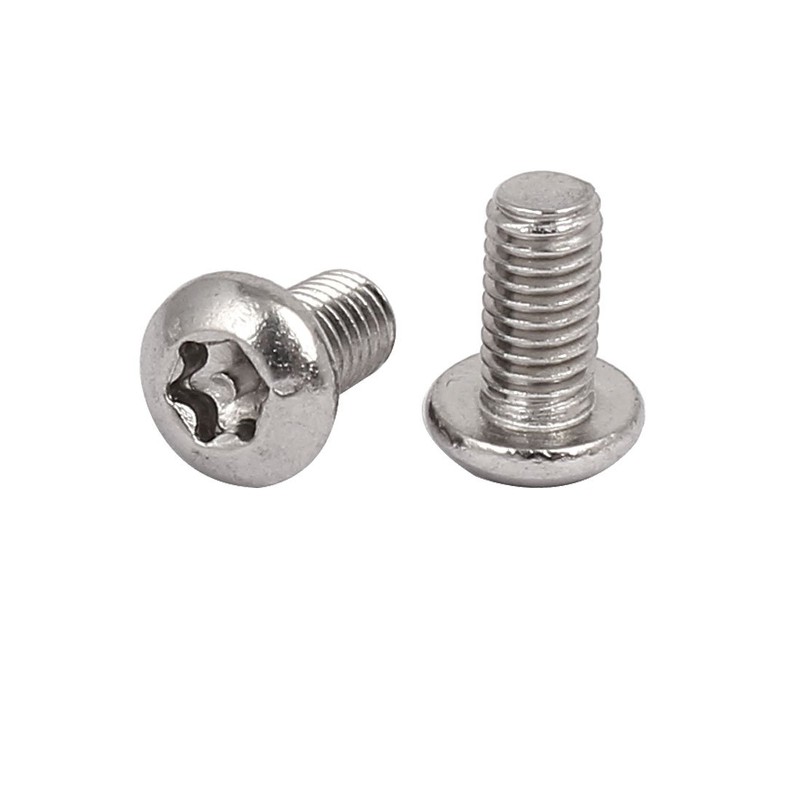 uxcell M3x6mm 304 Stainless Steel Button Head Torx Security Machine