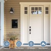KINGCEPHAS Outside Wall-Mounted Mailbox with Combination Lock, Suggestion Box, Square