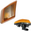 2 x Indicator Position Lights Orange Galben Reflector Left Right