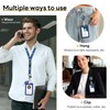 Handlein Retractable Badge Holder with Detachable Lanyard, Heavy Duty ID
