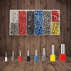 Set of 1200 terminals, end caps for crimping, terminals in