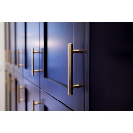 Emtek MOD - HEX (Modern Hexagon) Appliance Pull of The Urban Modern Collection, 12 inch (Center to Center), Color: Flat Black Coated (US19), Model: 87003