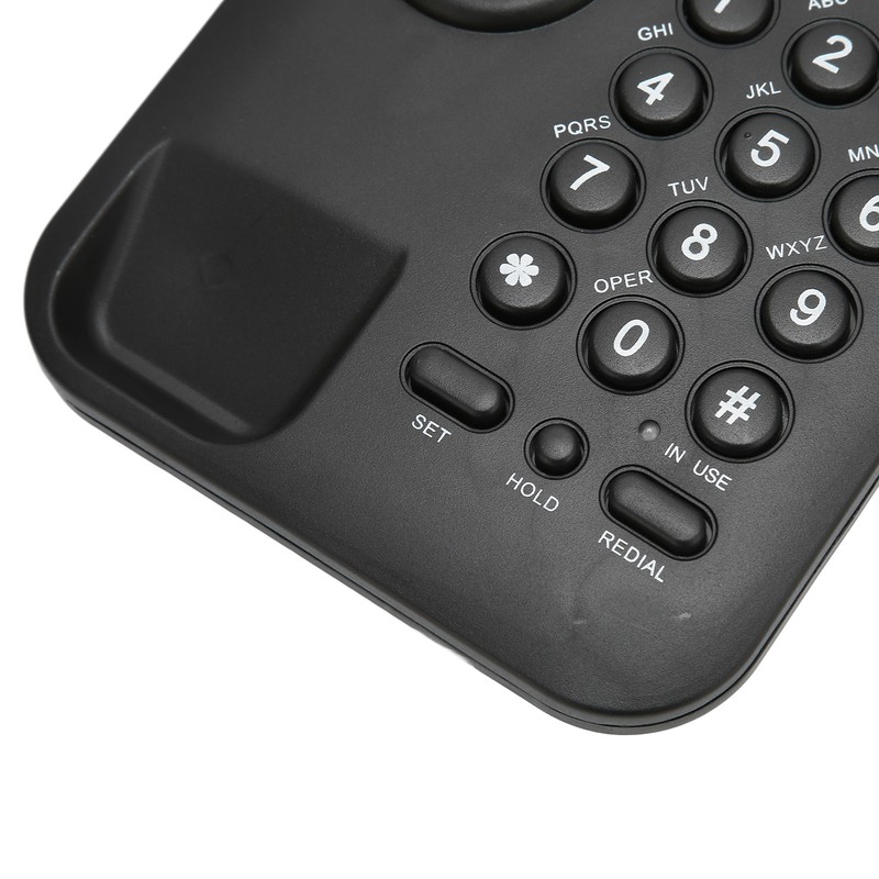 Desk Phone Caller ID Wall Mount Minimalist Corded House Phone