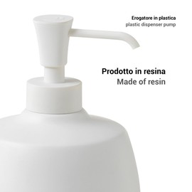 Gedy doser, Resin, White, 10,8x10,6x13,6cm