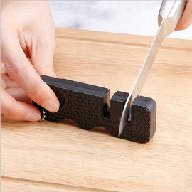 Portable Mini Kitchen Knife Sharpener for Kitchen Camping Hiking, Multiuse Pocket Knife Sharpener Handheld Knife Sharpener, Handheld, Compact, Lightweight,