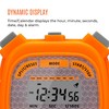 Marathon Adanac 3000 Digital Stopwatch Timer, Neon Orange - High