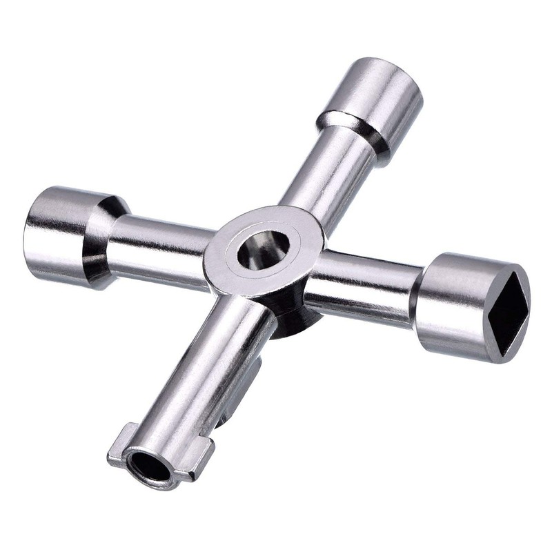 AKORD 2 Pack Electric Cabinet Keys Gas Meter Keys Utility