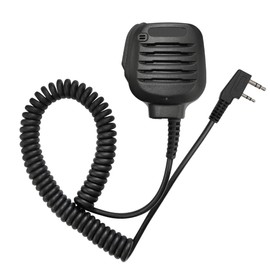 KMC-45 KMC-45D KMC-21 Remote Speaker Microphone Shoulder Mic for NX-210 TH-D74A TK-2170 TK-2312 TK-3170 TK-3312 TK-3360 TK-3402 Two Way Radio Black