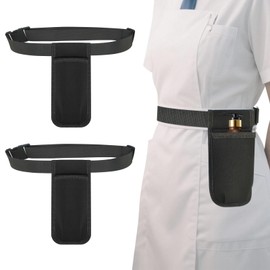 2 Pack Massage Oil Bottle Holster 1 Pocket, Lotion Bag Waist Holder Pouch with Adjustable Belt, Massage Therapy Supplies for Therapist Easy Access Accessories