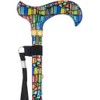 Royal RC Canes Mosaic Stained Window Folding Adjustable Walking Cane