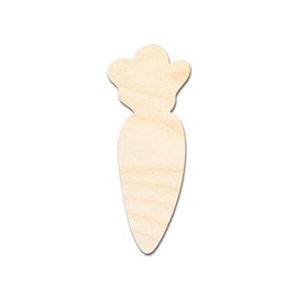 Unfinished Cute Carrot Shape | Easter | DIY Craft Cutout | up to 46" DIY 3" / 1/8"