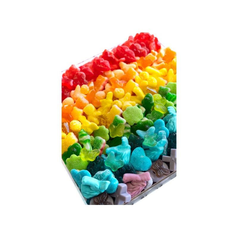 Taste the Rainbow! A Fruity Flavor Balance Candy Board by