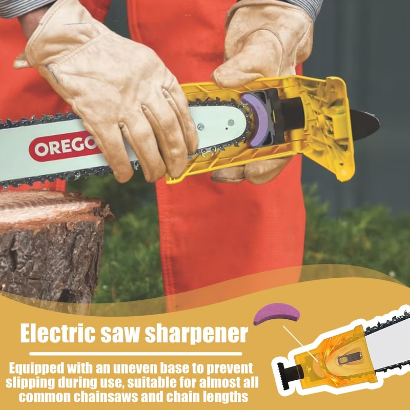 Chainsaw Sharpener, Chainsaw Sharpener, Portable Chainsaw Sharpener, Chain Sharpener, Sharpening