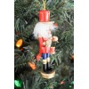 St Nicholas Square Wooden Hand Made 5 Inch Nutcracker Ornament