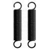 2 x 100mm Steel Extension Springs, Spring Diameter 18mm, Wire