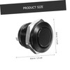 VILLFUL 2pcs Black Push Button Momentary Push Button Switch Flush