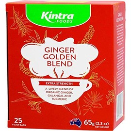 Kintra Foods Ginger Golden Blend Herbal Tea 25 Teabags, 65 g