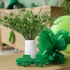 Geyoga 24 Pcs St Patricks Day Flowers, 15.7'' Shamrock Floral
