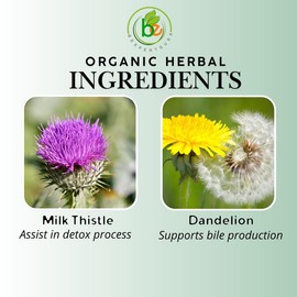 Cardo Mariano, diente Leon (Milk Thistle Reinforced with Milk Thistle) 90 Vegetable Capsule 1500 mg per Serving,Root Liver Health Support,100% Natural Healthcare