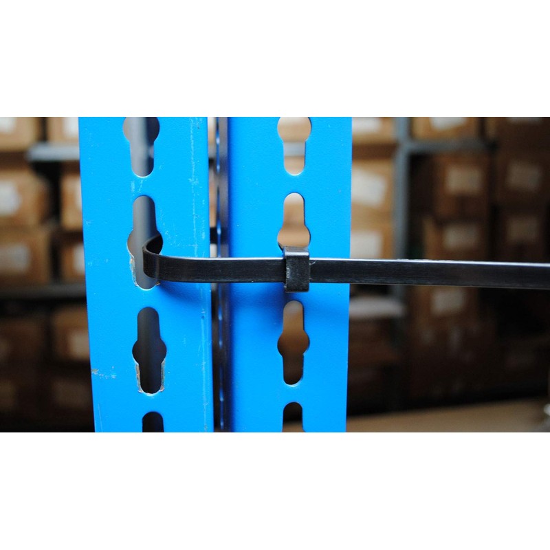 Pack of 100 Cable Ties Red 100 mm x 2.5