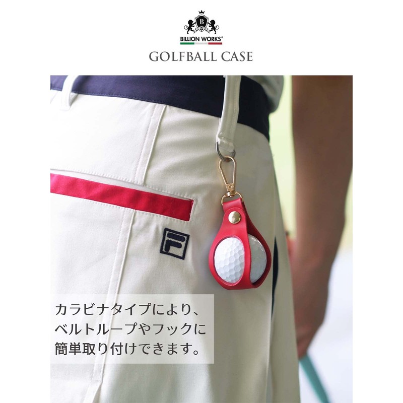 Billionworks Golf Ball Case Golf Ball Case, Braun, Modern