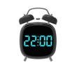 Digital Alarm Clock with Loud Double Bell Alarm for Heavy