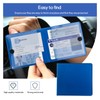 Dickno 2 PCS Car Registration and Insurance Holder, 10.6''×4.8'' Essential