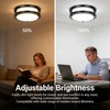 Drosbey 48W Dimmable LED Ceiling Light Fixture, 13.2in Flush Mount