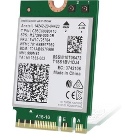 Intel WiFi 6E AX210 (Gig+) Wireless Network Adapter No vPro, Bluetooth 5.2 AX210.NGWG Wi-Fi 6E