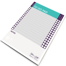 Ashton and Wright - A5 to Do Pad/Daily Schedule Planner/Desk Pad - 60 Sheets - 80gsm - Made in UK