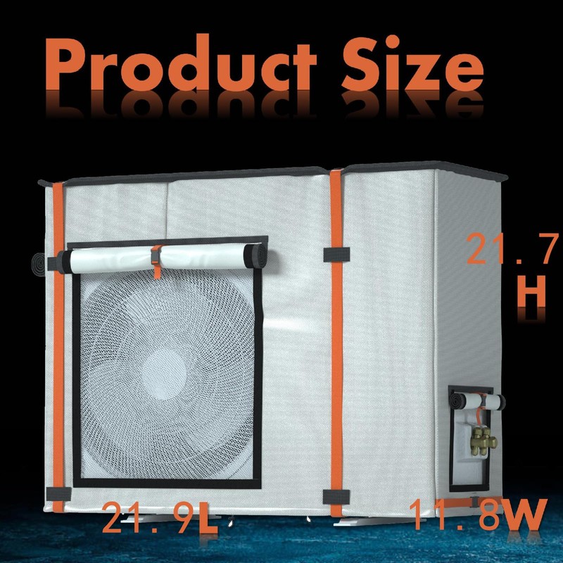 Mini Split Cover for Air Conditioner Outside Unit, 29.1"L x