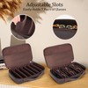 Polare Full Grain Leather Travel Sunglasses Organizer Case, Multiple Pairs