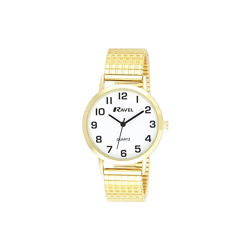 Ravel - Women's Traditional Watch with Clear Numeral Dial on