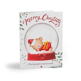 Pregnancy Announcement Christmas Card - Pregnancy Reveal for Grandparents to Be Christmas Card